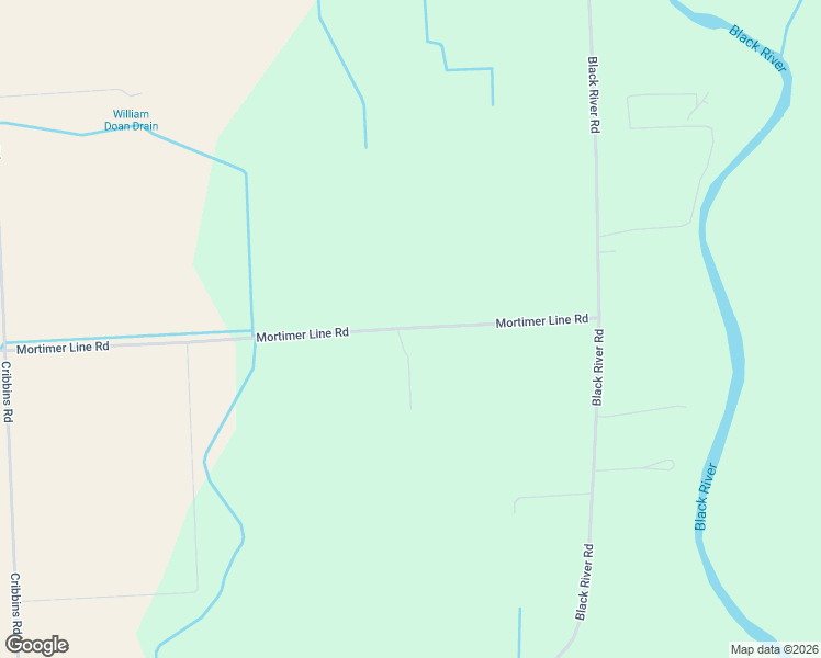 map of restaurants, bars, coffee shops, grocery stores, and more near 4396 Mortimer Line Road in Croswell