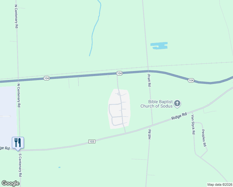 map of restaurants, bars, coffee shops, grocery stores, and more near 8 Juniper Lane in Williamson