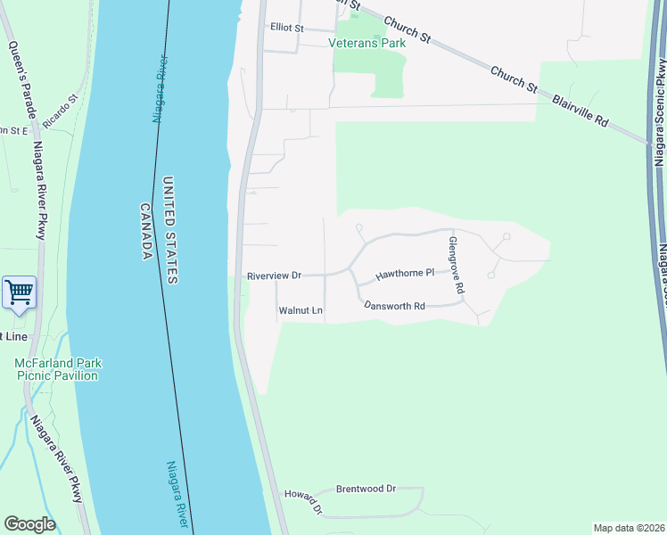 map of restaurants, bars, coffee shops, grocery stores, and more near 3639 Hillview Drive in Youngstown