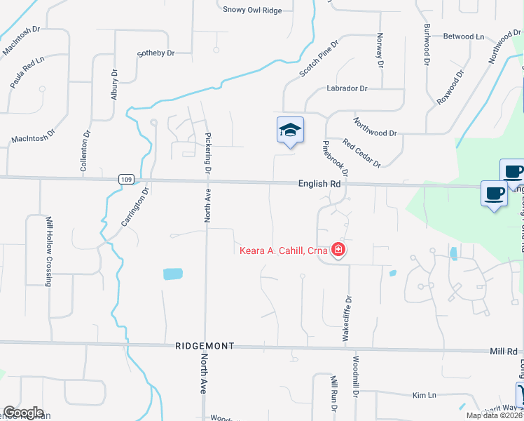 map of restaurants, bars, coffee shops, grocery stores, and more near 30 Colebare Way in Greece