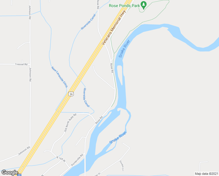 map of restaurants, bars, coffee shops, grocery stores, and more near 282 North 150 West in Blackfoot