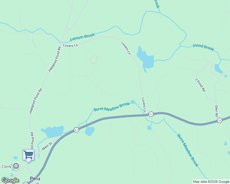 map of restaurants, bars, coffee shops, grocery stores, and more near 199 Cedar Lane in Peru