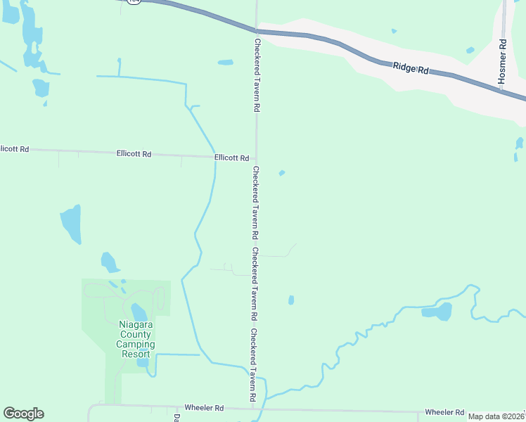 map of restaurants, bars, coffee shops, grocery stores, and more near 3617 Checkered Tavern Road in Lockport
