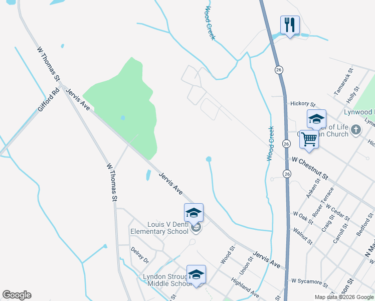 map of restaurants, bars, coffee shops, grocery stores, and more near 1210 Jervis Avenue in Rome