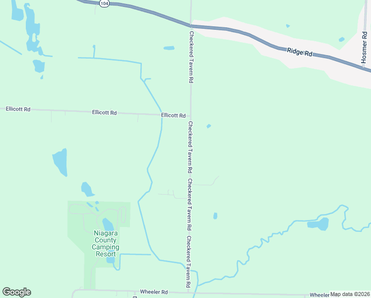 map of restaurants, bars, coffee shops, grocery stores, and more near 3617 Checkered Tavern Road in Lockport