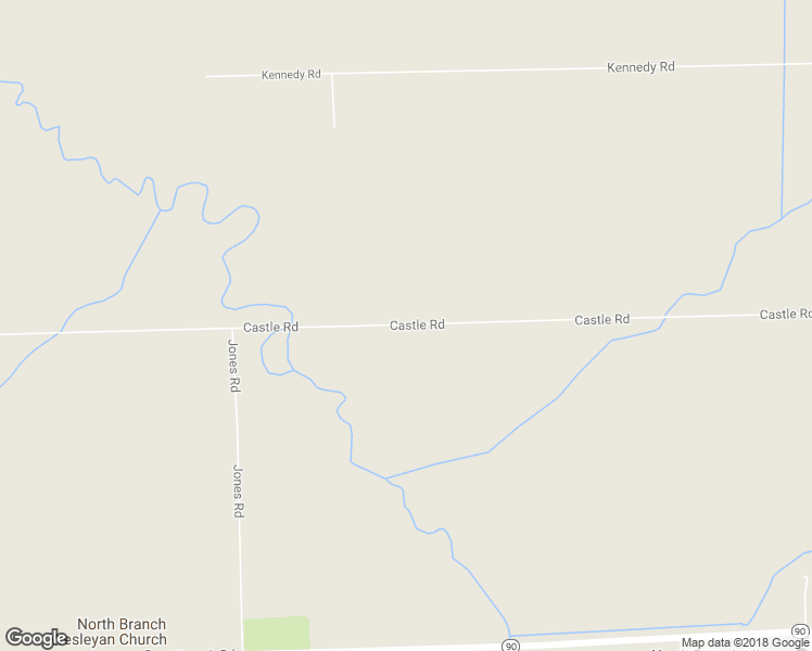 map of restaurants, bars, coffee shops, grocery stores, and more near 3999 Castle Road in North Branch