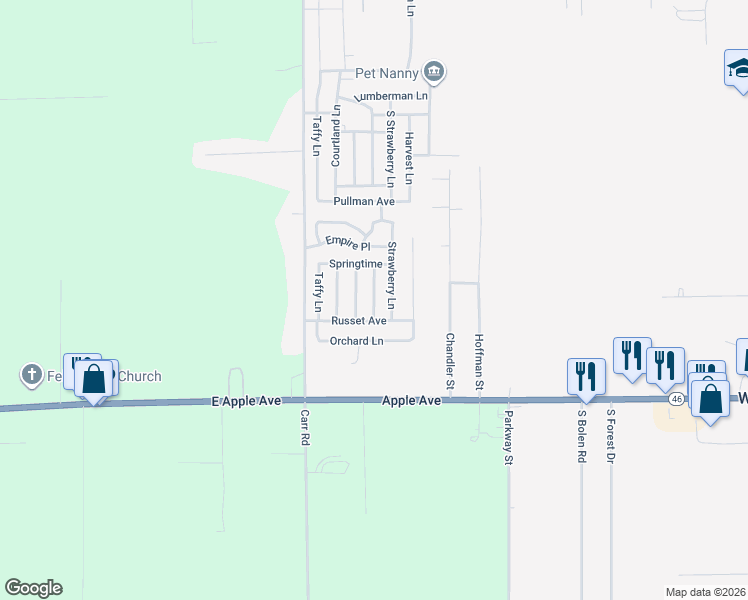 map of restaurants, bars, coffee shops, grocery stores, and more near 830 McIntosh Lane in Muskegon