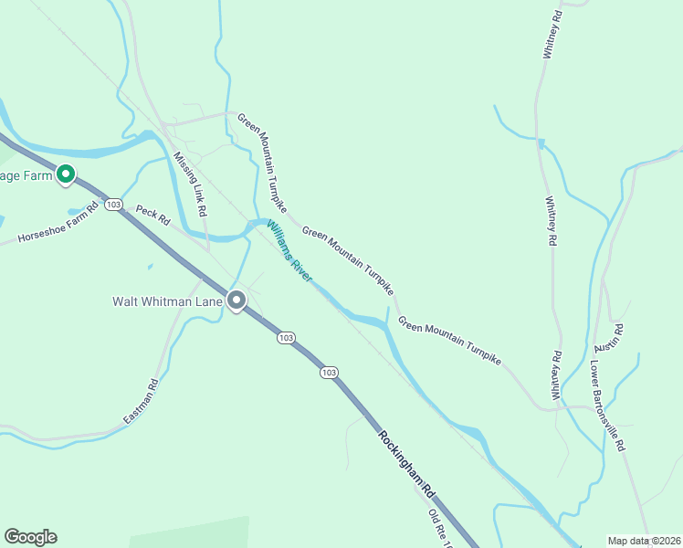 map of restaurants, bars, coffee shops, grocery stores, and more near 191 Green Mountain Turnpike in Chester