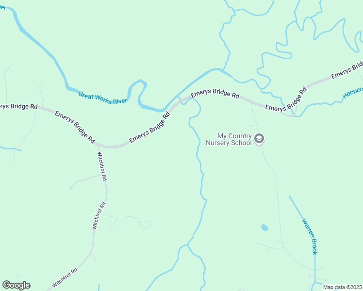 map of restaurants, bars, coffee shops, grocery stores, and more near 134-170 Emerys Bridge Road in South Berwick
