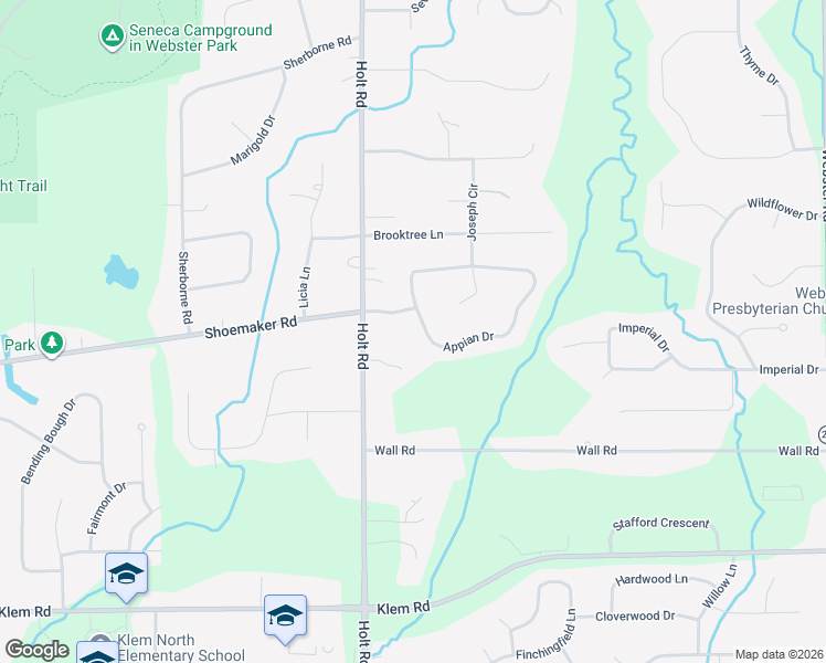 map of restaurants, bars, coffee shops, grocery stores, and more near 1127 Lake Park Lane in Webster