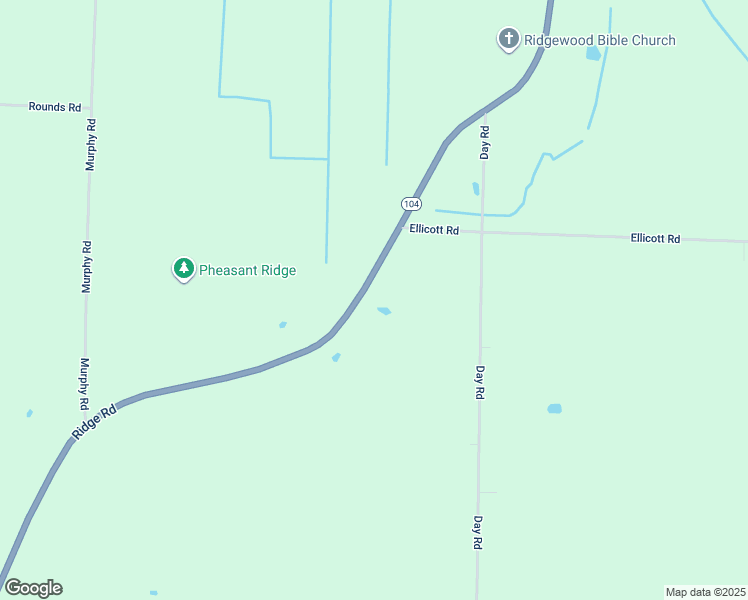 map of restaurants, bars, coffee shops, grocery stores, and more near 6890 Ridge Road in Lockport