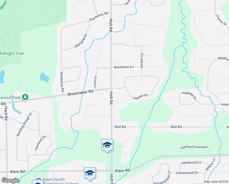 map of restaurants, bars, coffee shops, grocery stores, and more near 538 Holt Road in Webster