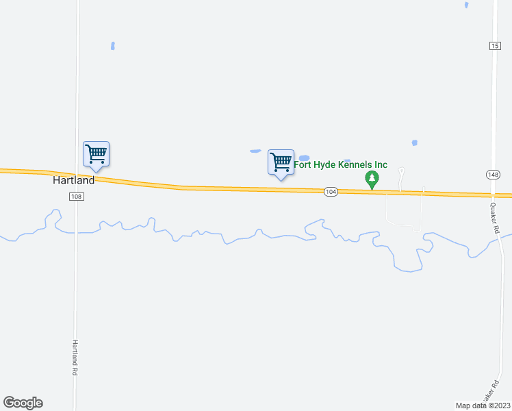 map of restaurants, bars, coffee shops, grocery stores, and more near 8464 Ridge Road in Gasport
