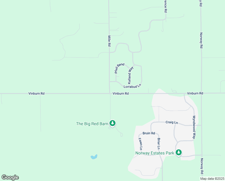 map of restaurants, bars, coffee shops, grocery stores, and more near 3142 Vinburn Road in Sun Prairie