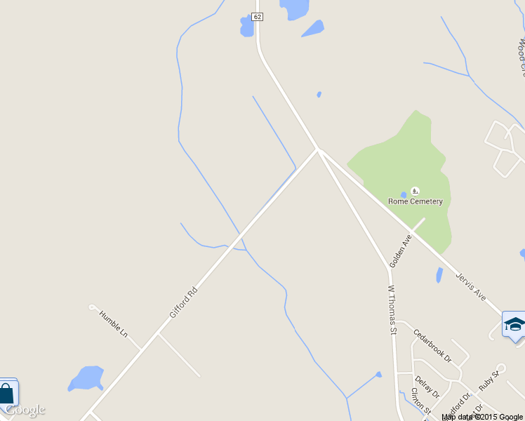 map of restaurants, bars, coffee shops, grocery stores, and more near 7791 Gifford Road in Rome