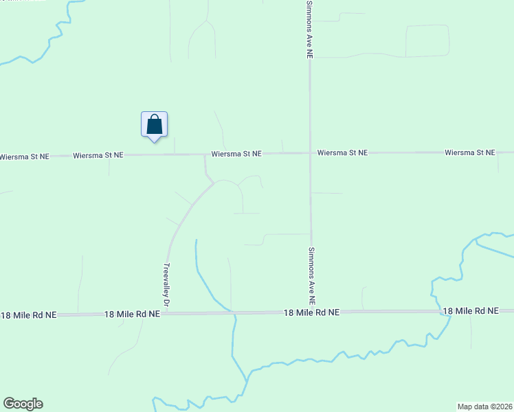 map of restaurants, bars, coffee shops, grocery stores, and more near 3075 Root Court in Cedar Springs