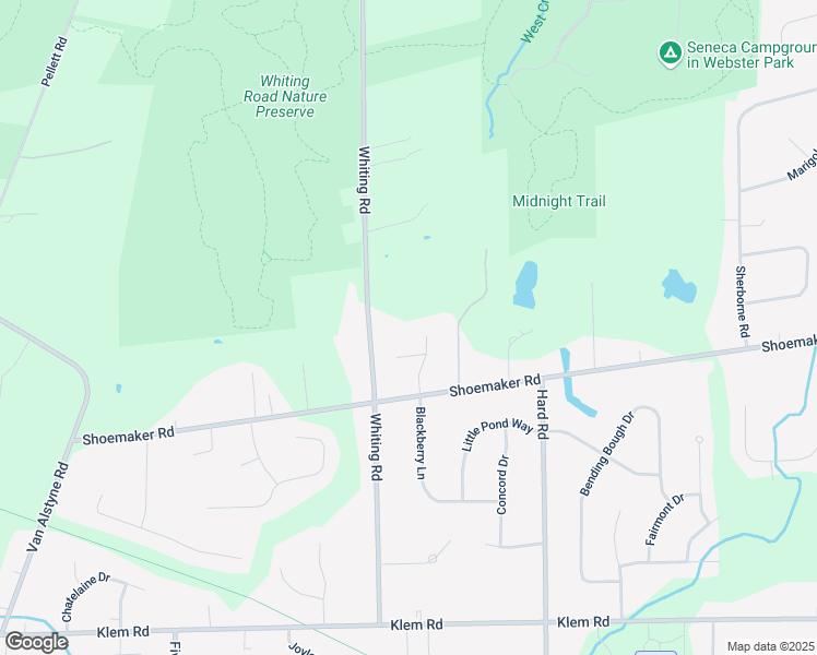map of restaurants, bars, coffee shops, grocery stores, and more near 549 West Creek Drive in Webster