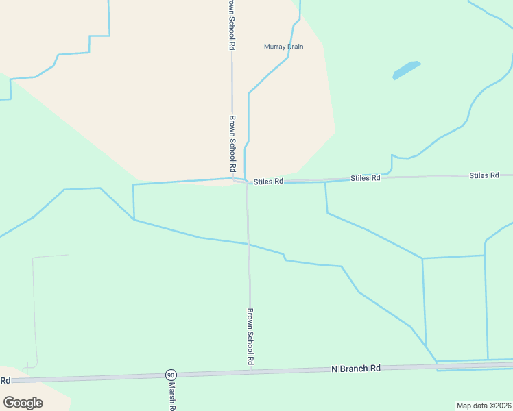 map of restaurants, bars, coffee shops, grocery stores, and more near 6992 Brown School Road in North Branch