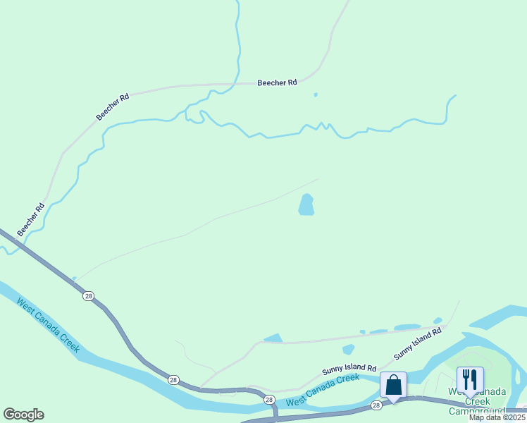 map of restaurants, bars, coffee shops, grocery stores, and more near 266 Plumb Road in Poland