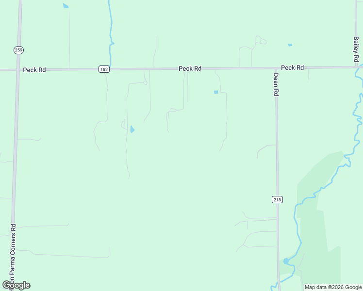 map of restaurants, bars, coffee shops, grocery stores, and more near 463 Peck Road in Spencerport