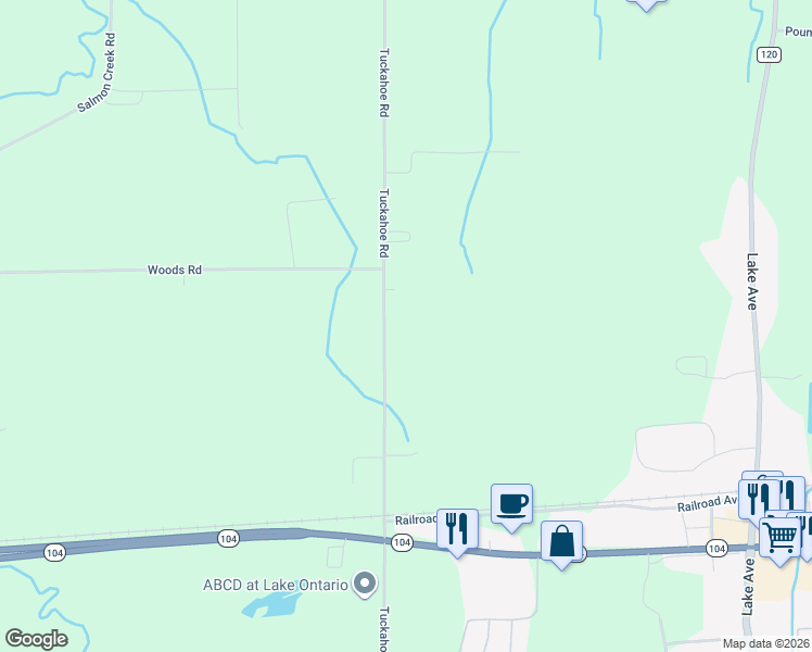 map of restaurants, bars, coffee shops, grocery stores, and more near 6624 Tuckahoe Road in Williamson