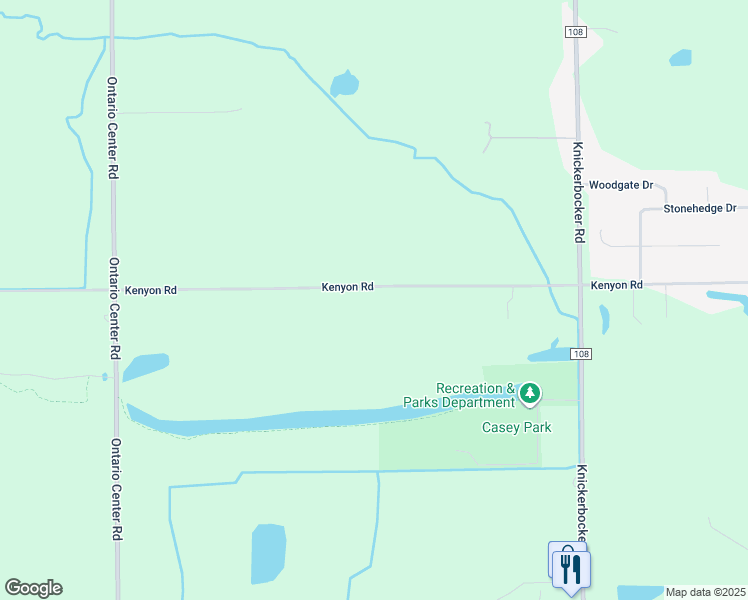 map of restaurants, bars, coffee shops, grocery stores, and more near 1778 Kenyon Road in Ontario