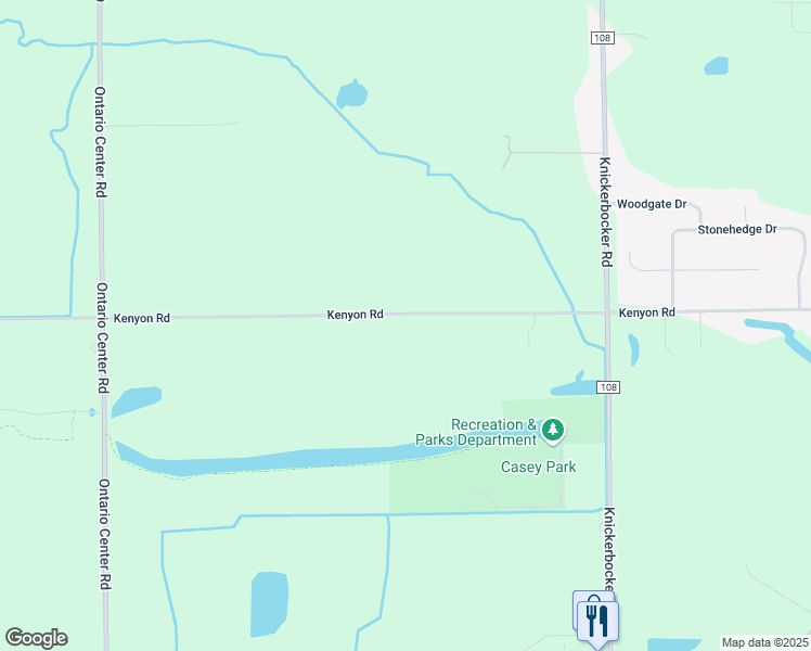 map of restaurants, bars, coffee shops, grocery stores, and more near 1778 Kenyon Road in Ontario