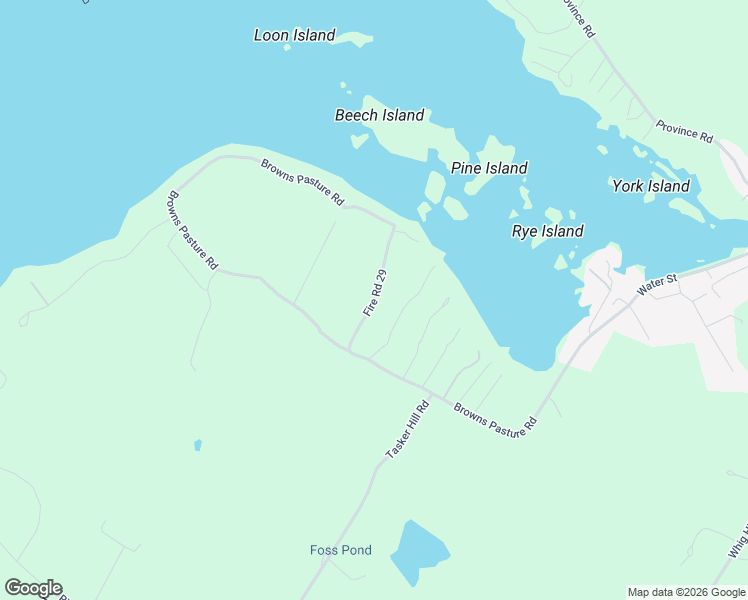 map of restaurants, bars, coffee shops, grocery stores, and more near Browns Pasture Road in Strafford