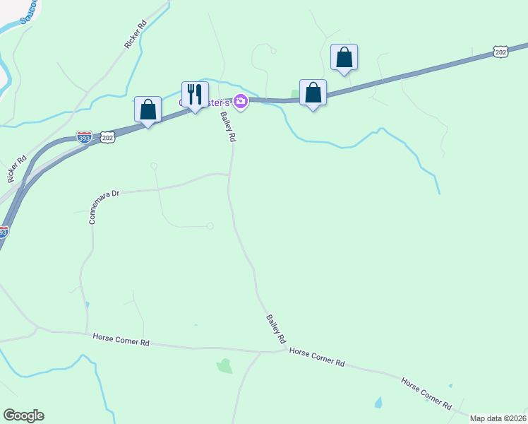 map of restaurants, bars, coffee shops, grocery stores, and more near 53 Bailey Road in Chichester