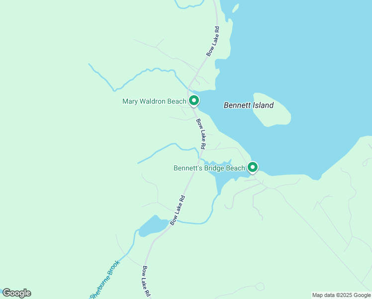 map of restaurants, bars, coffee shops, grocery stores, and more near 363 Bow Lake Road in Northwood