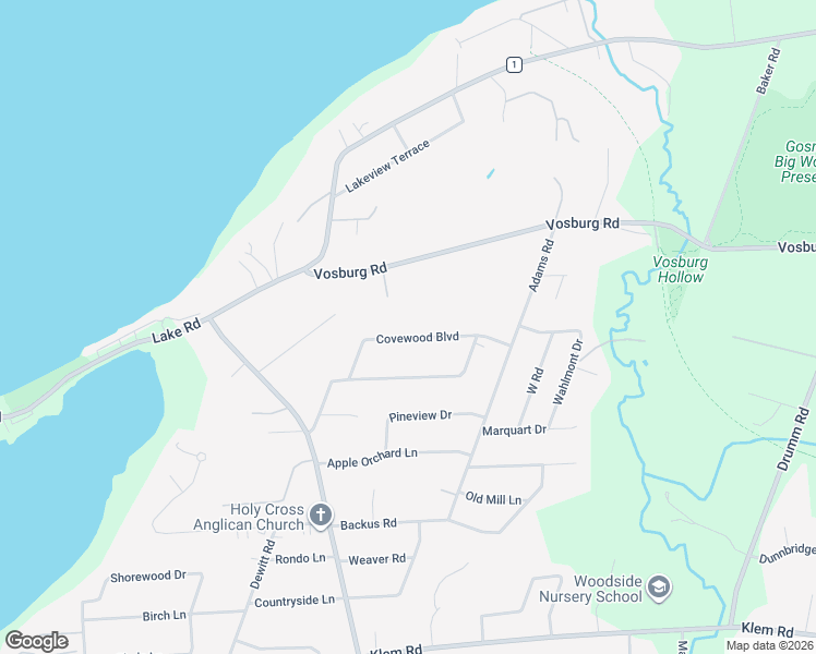 map of restaurants, bars, coffee shops, grocery stores, and more near 530 Blackthorne Lane in Webster