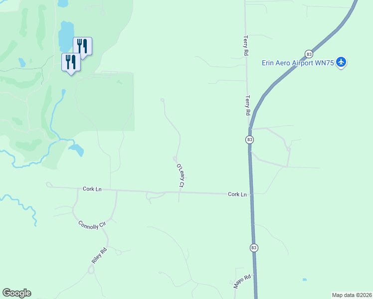 map of restaurants, bars, coffee shops, grocery stores, and more near 1376 O'Leary Court in Hartford