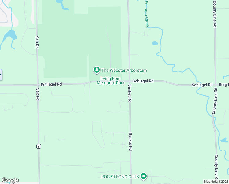 map of restaurants, bars, coffee shops, grocery stores, and more near 1693-1735 Schlegel Road in Webster