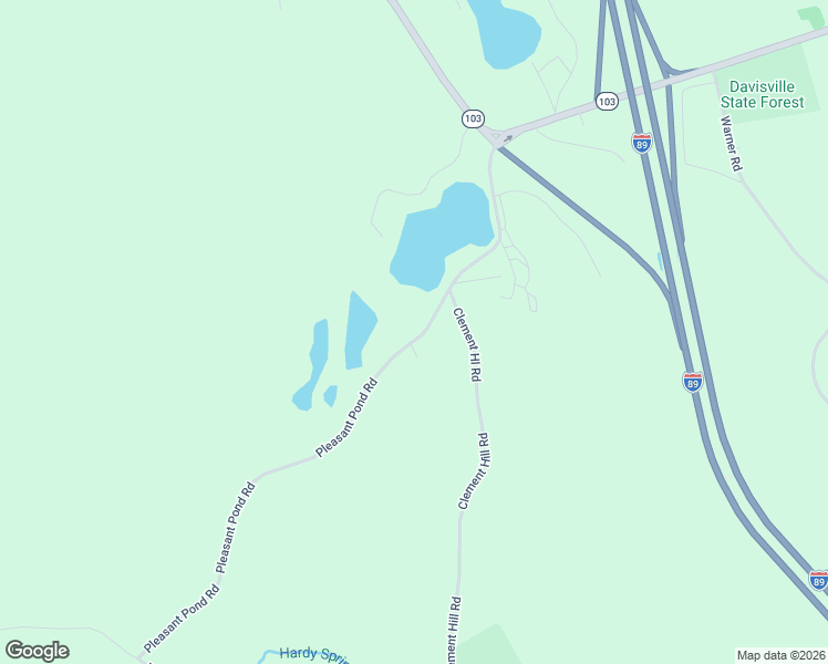 map of restaurants, bars, coffee shops, grocery stores, and more near 5 Marsh Lane in Warner