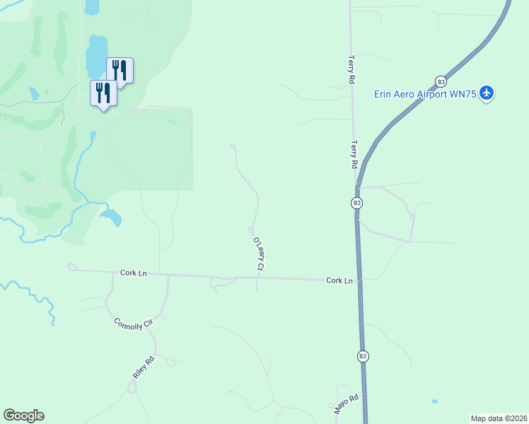 map of restaurants, bars, coffee shops, grocery stores, and more near 1376 O'Leary Court in Hartford