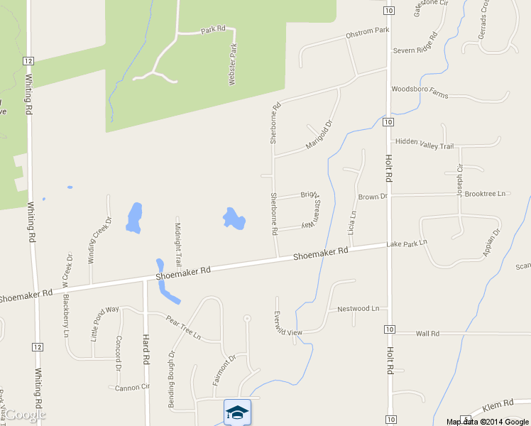map of restaurants, bars, coffee shops, grocery stores, and more near 515 Sherborne Rd in Webster