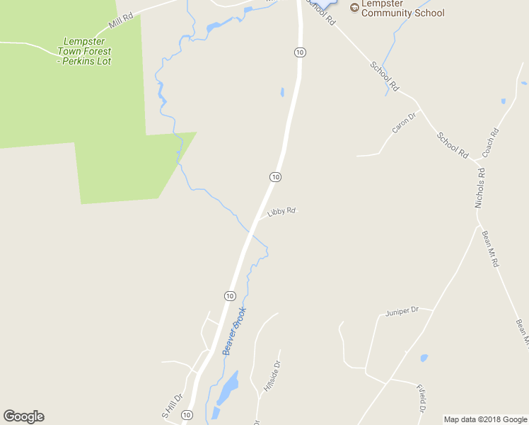 map of restaurants, bars, coffee shops, grocery stores, and more near 29 Libby Road in Lempster