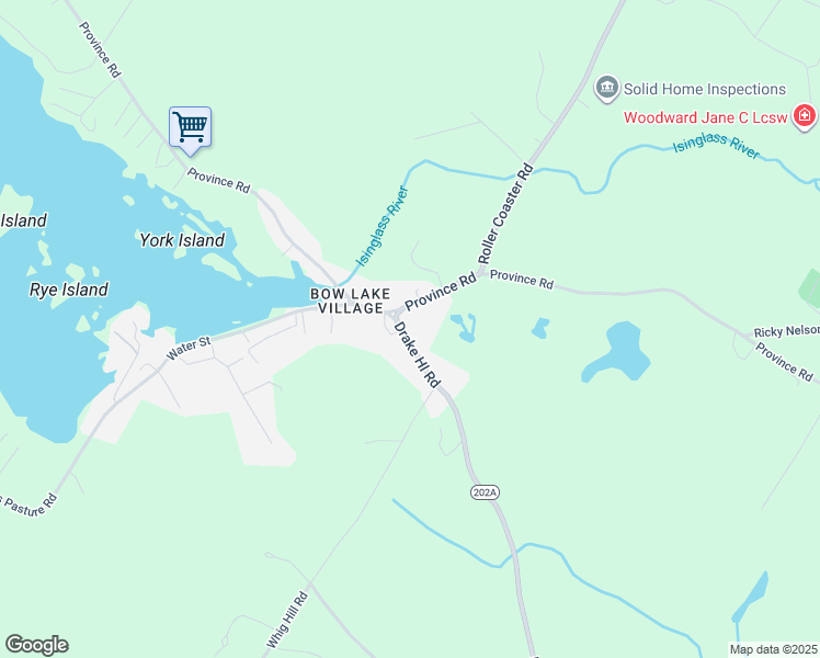 map of restaurants, bars, coffee shops, grocery stores, and more near 6 New Hampshire 202A in Strafford