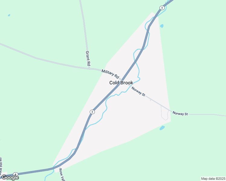 map of restaurants, bars, coffee shops, grocery stores, and more near New York 8 in Cold Brook