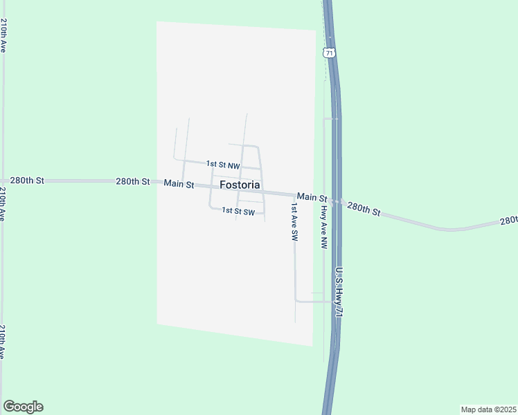 map of restaurants, bars, coffee shops, grocery stores, and more near 2nd Avenue Southwest in Spencer