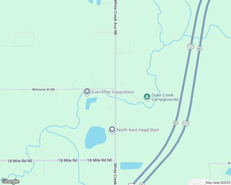 map of restaurants, bars, coffee shops, grocery stores, and more near 15188 White Creek Avenue Northeast in Cedar Springs