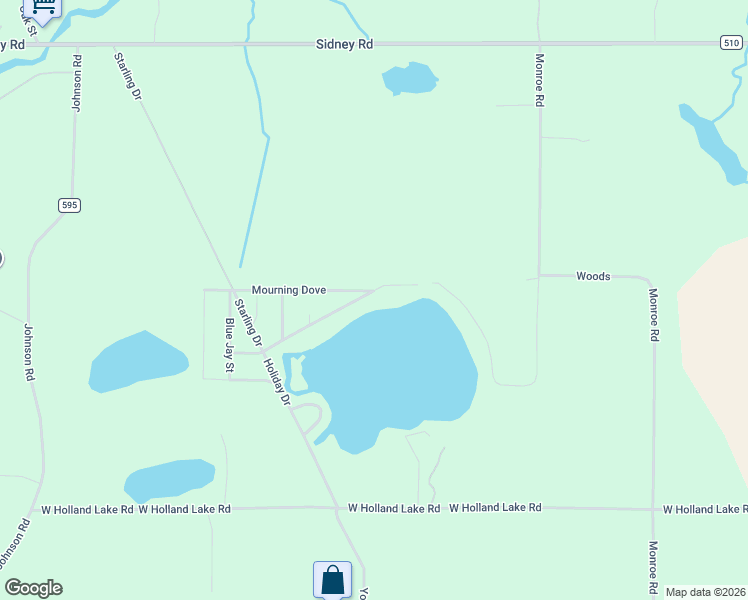map of restaurants, bars, coffee shops, grocery stores, and more near 3591 Holiday Drive in Greenville