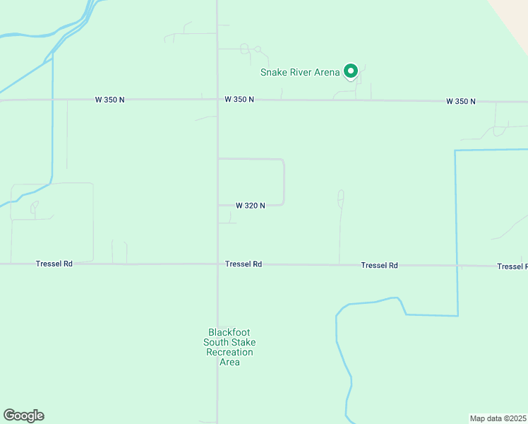 map of restaurants, bars, coffee shops, grocery stores, and more near 285 West 320 North in Blackfoot