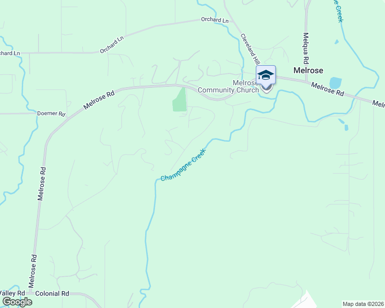 map of restaurants, bars, coffee shops, grocery stores, and more near 498 Champagne Creek Dr in Roseburg