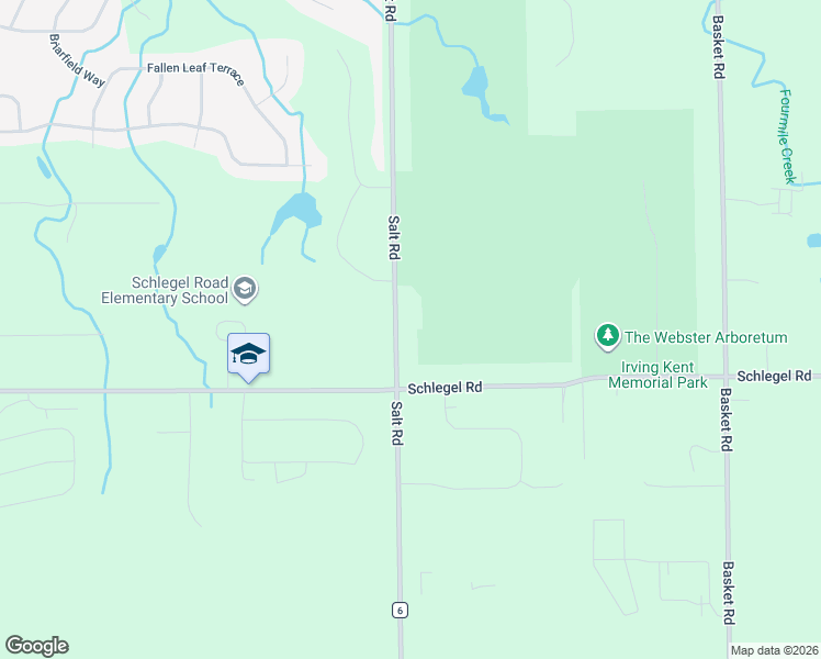 map of restaurants, bars, coffee shops, grocery stores, and more near 506 Salt Road in Webster