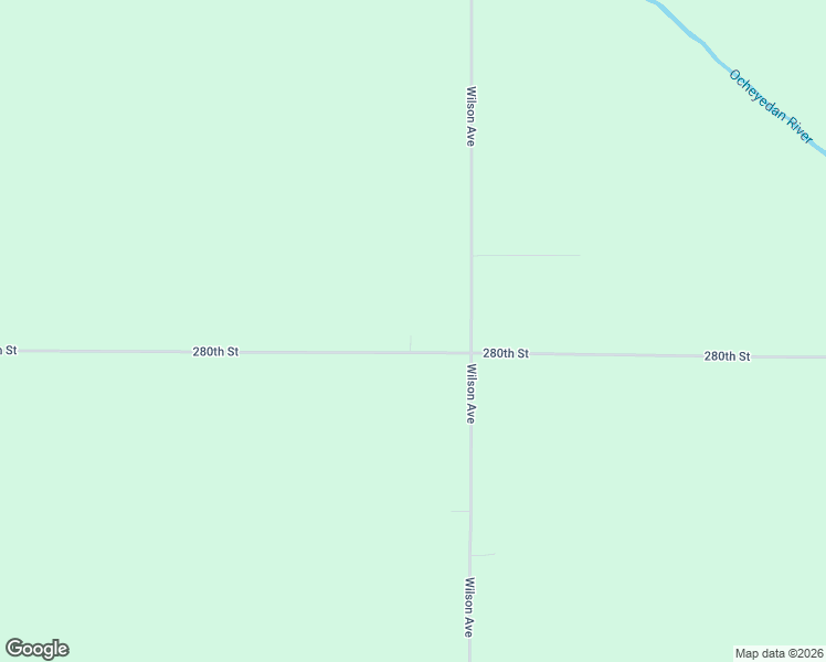 map of restaurants, bars, coffee shops, grocery stores, and more near 6886 280th Street in Hartley