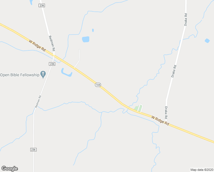 map of restaurants, bars, coffee shops, grocery stores, and more near 9054 Ridge Road in Brockport