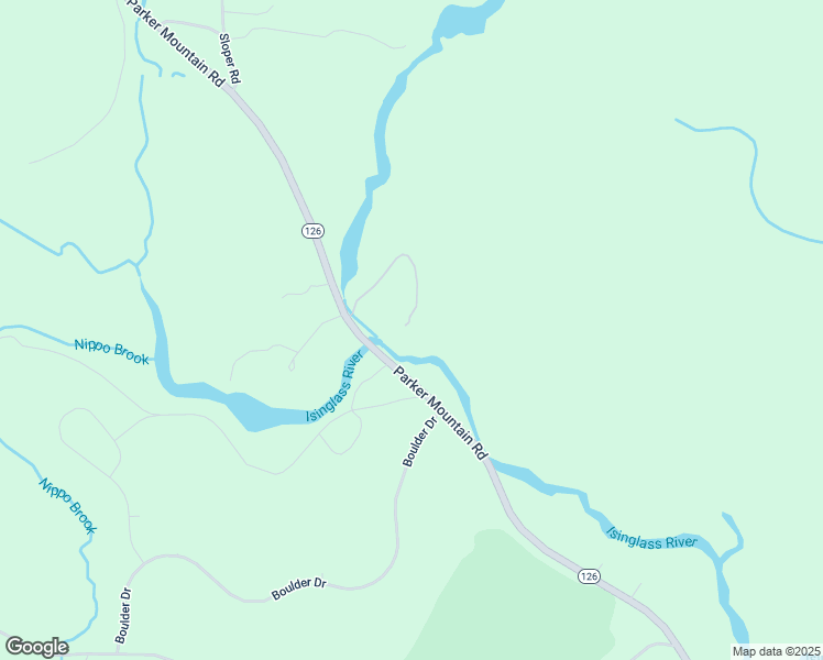 map of restaurants, bars, coffee shops, grocery stores, and more near 241 Parker Mountain Road in Barrington