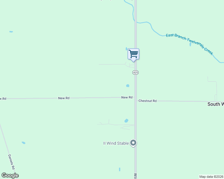 map of restaurants, bars, coffee shops, grocery stores, and more near 3955 New Road in Ransomville