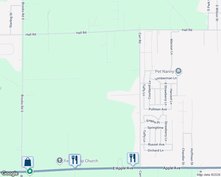 map of restaurants, bars, coffee shops, grocery stores, and more near 4510 Pine Hollow Road in Muskegon